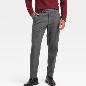 Men's Slim Fit Trousers - Goodfellow & Co Gray 30x30